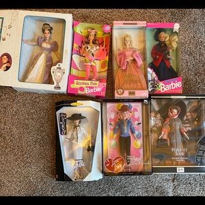 Collectable Barbies 7 NIB
